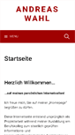 Mobile Screenshot of andreas-wahl.de